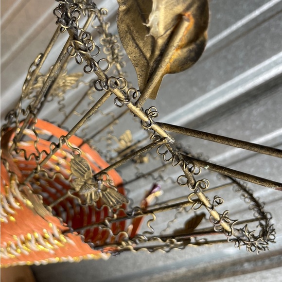 Vintage Flower / Umbrella Floor Steel Vase Stand - Picture 2 of 3